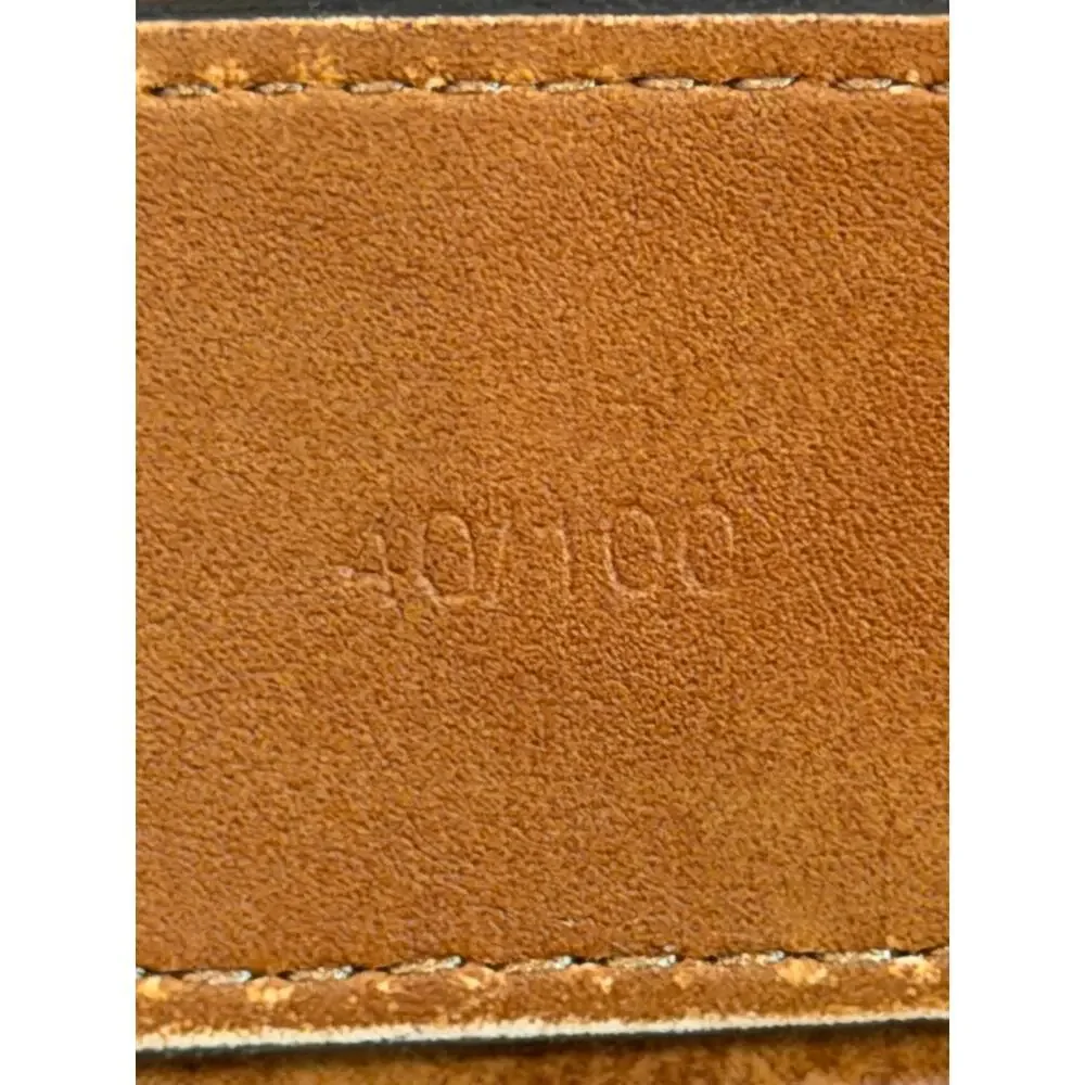 Jos A Bank Brown Genuine Leather Men's Belt Size 40